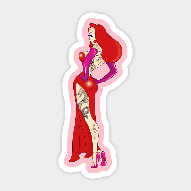 Jessica Tattoo Sticker by BOEC Gear